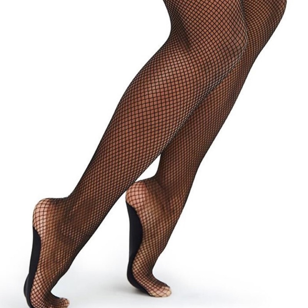 NWT Capezio professional fishnet tights